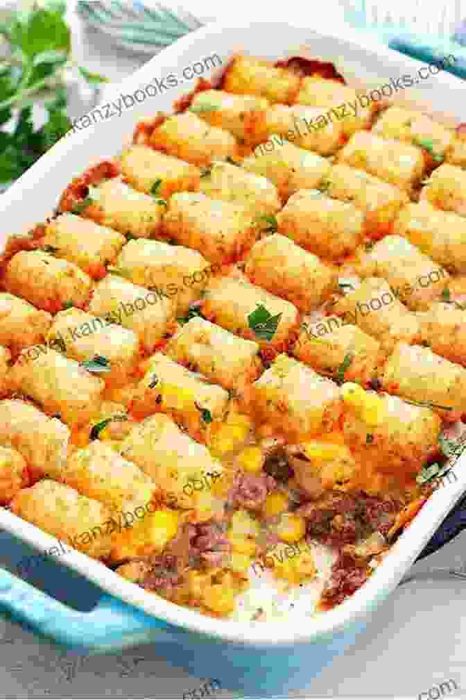 A Cheesy Tater Tot Casserole With Ground Beef, Cheddar Cheese, Mozzarella Cheese, And Parmesan Cheese Tater Tot Casserole Recipes: Making Delicious Tater Tot Casseroles: Tater Tot Casseroles