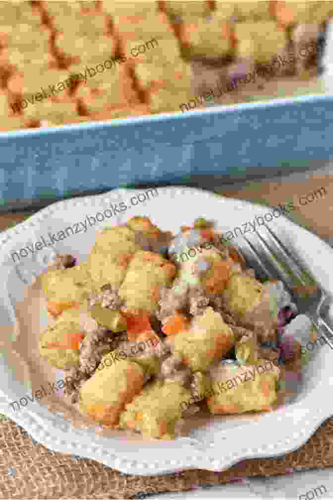 A Classic Tater Tot Casserole With Ground Beef, Cream Of Mushroom Soup, And Peas Tater Tot Casserole Recipes: Making Delicious Tater Tot Casseroles: Tater Tot Casseroles