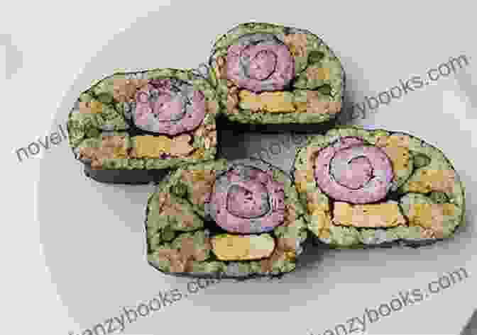 A Contemporary Interpretation Of Kazari Sushi, Featuring Geometric Designs And Vibrant Colors. Sushi Art Cookbook: The Complete Guide To Kazari Sushi