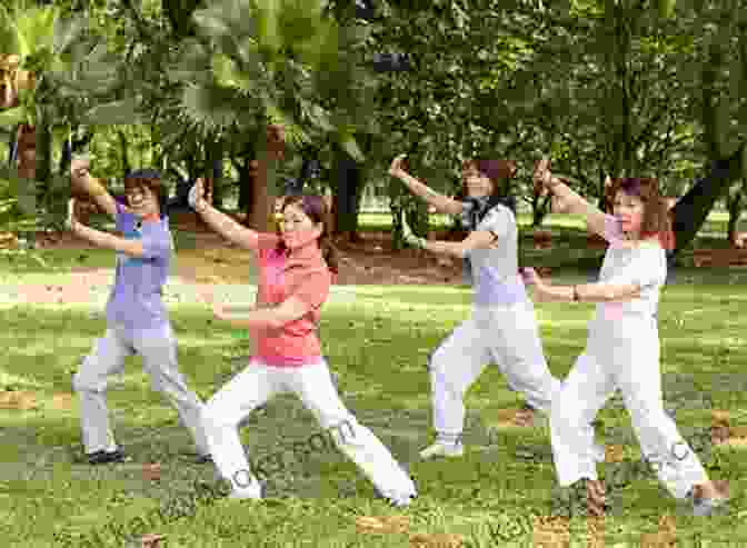 A Group Of Tai Chi Practitioners Performing The Soft And Yielding Movements Of The Shadowed Willow School Lesser Known Tai Chi Lineages: Li Wu Sun Xiong