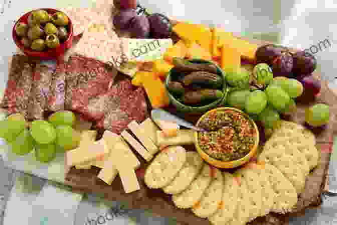 A Platter Of Colorful Appetizers With Dips And Crackers Fiesta At Rick S: Fabulous Food For Great Times With Friends