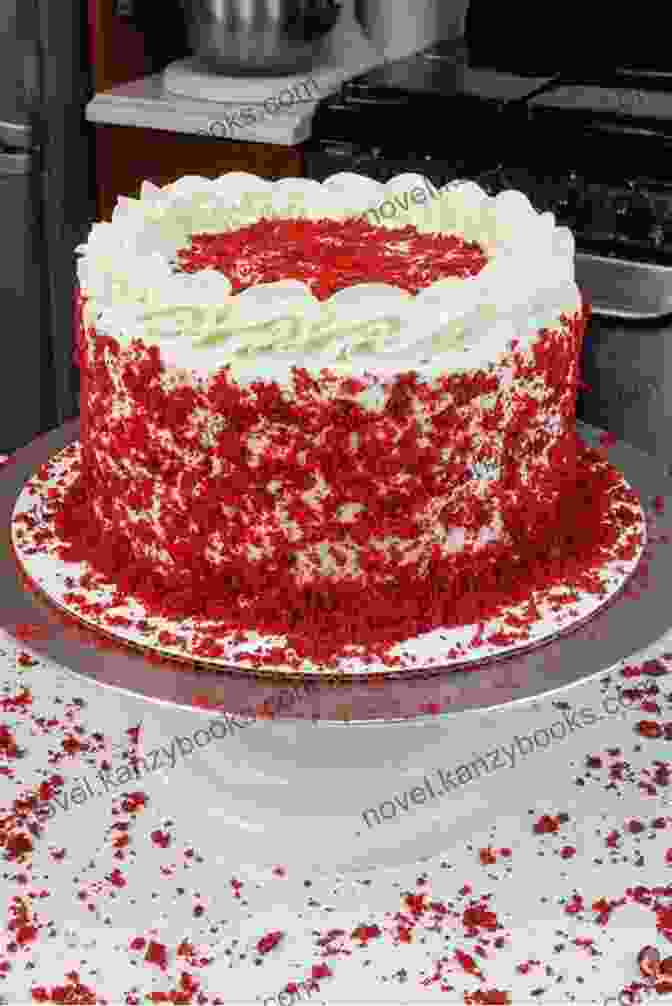 A Stunning Red Velvet Cake With Cream Cheese Frosting And Chocolate Curls Delicious Desserts: 28 Mouthwatering Dessert Recipes Volume 3 (Dessert Recipes With Attitude)