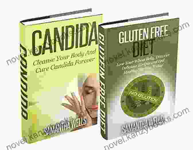 A Woman Holding A Copy Of The Book Cleanse Your Body And Cure Candida Forever And Lose Your Wheat Belly Discover Box Set: Candida And Gluten Free: Cleanse Your Body And Cure Candida Forever And Lose Your Wheat Belly Discover Delicious Recipes And Feel Healthy Starting Weight Loss Yeast Infection Infertility)