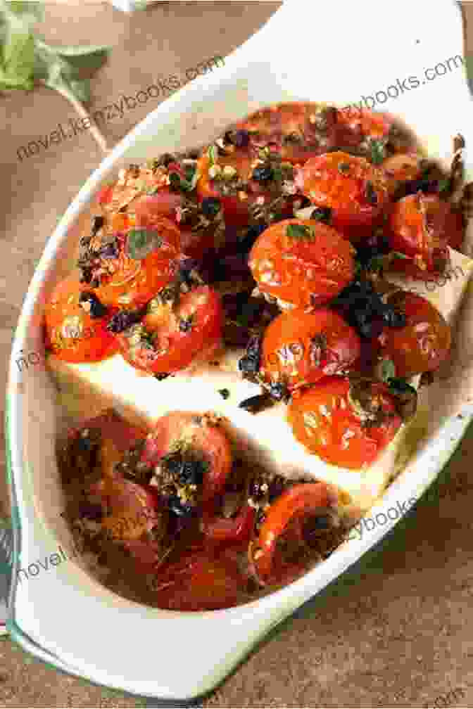 Baked Feta With Cherry Tomatoes THE COMPLETE MEDITERRANEAN DIET COOKBOOK FOR BEGINNERS: DELICIOUS EASY AND HEALTHY MEDITERRANEAN RECIPES WITH 15 BEGINNERS TIPS AND 21 DAY MEAL PLAN TO ENSURE TOTAL BODY HEALING