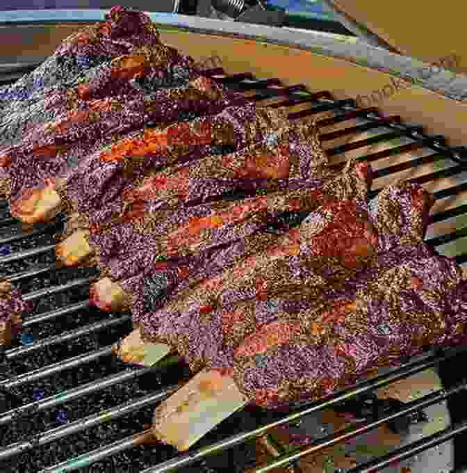 Grilled Ribs On A Barbecue Grill Wood Pellet Smoker And Grill Cookbook: The Ultimate Guide With The Best BBQ Pitmaster Recipes Tips And Techniques For Smoking Meats And Grilling Including Beef Pork Fish Game And Many Others