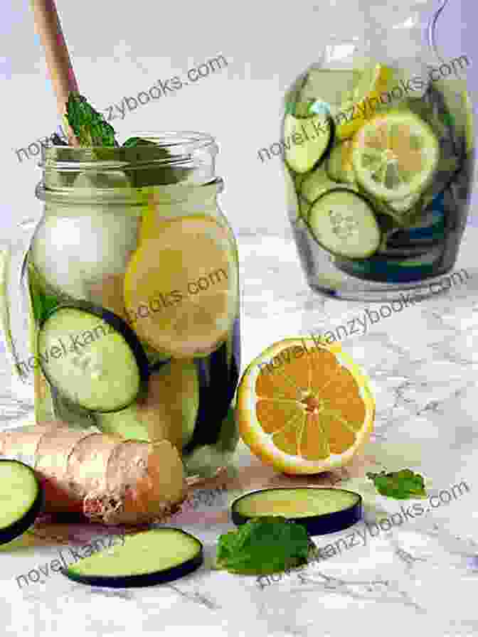 Image Of A Refreshing Glass Of Lemon Ginger Detox Water The Acid Watcher Cookbook: 100+ Delicious Recipes To Prevent And Heal Acid Reflux Disease